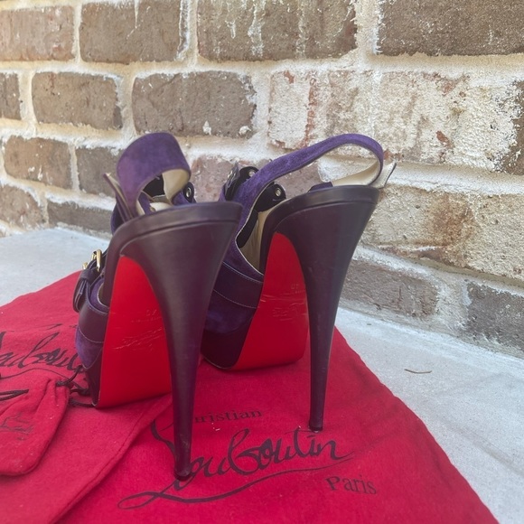 Christian Louboutin | Jen slingback platform heels - Picture 8 of 11